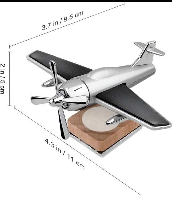 Car Dashboard Solar Plan: Solar-Powered Aeroplane Air Freshener for Aircraft Model
