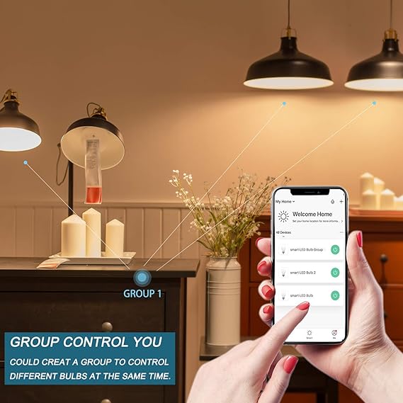 Smart LED Light Bulb with Built-in Bluetooth Speaker and Remote Control