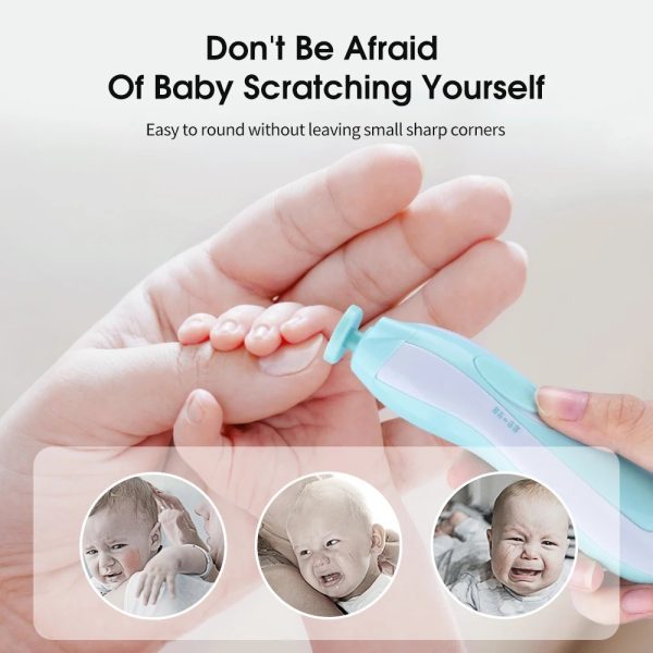 Electric Nail Clipper – Baby Nail Trimmer Clipper Set (Random Color)