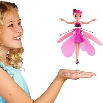Flying Fairy Princess Doll For Girls | Flying Doll Hand Control Helicopter Doll