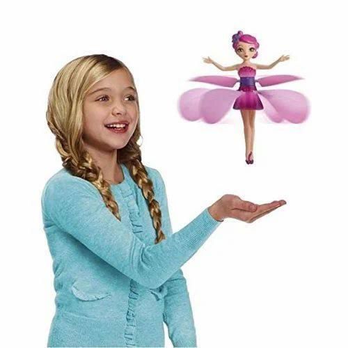 Flying Fairy Princess Doll For Girls | Flying Doll Hand Control Helicopter Doll