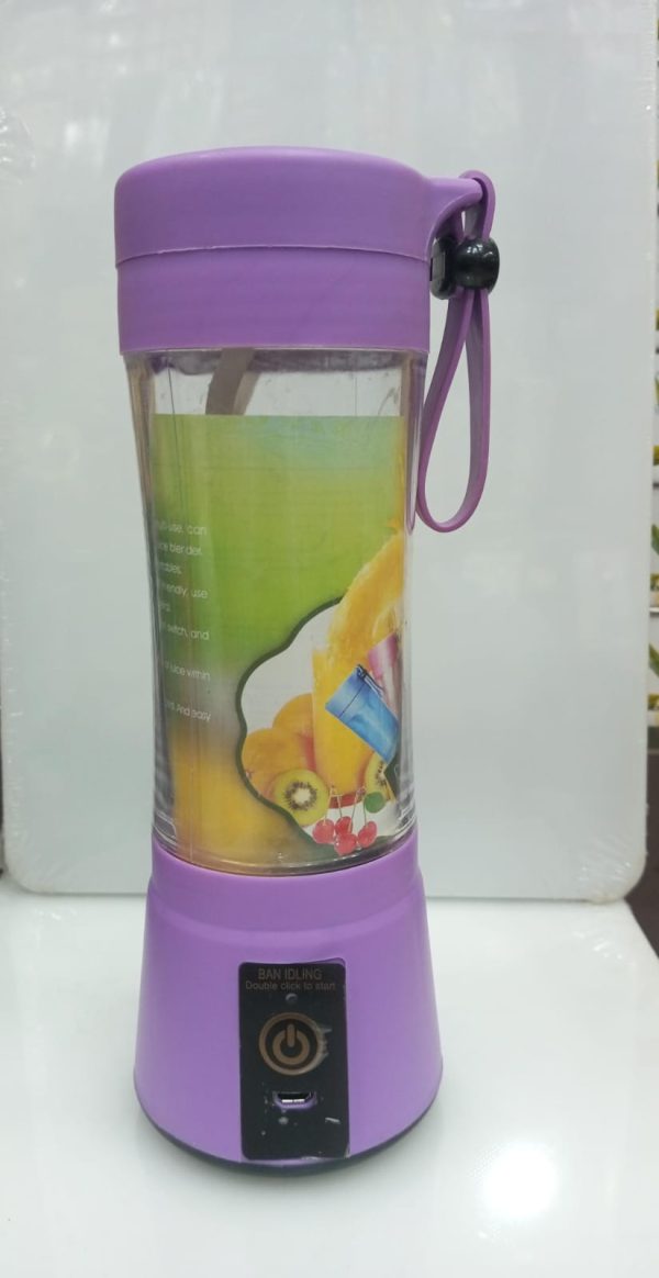Portable Mini Electric 6 Blade Juicer USB Charging Smoothie Milkshake Maker (random Colors)
