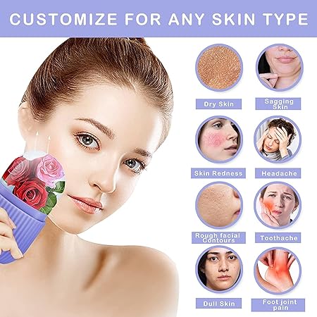 Facial Ice Roller For Face with Premium Quality (Random Colour)