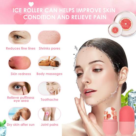 Facial Ice Roller For Face with Premium Quality (Random Colour)